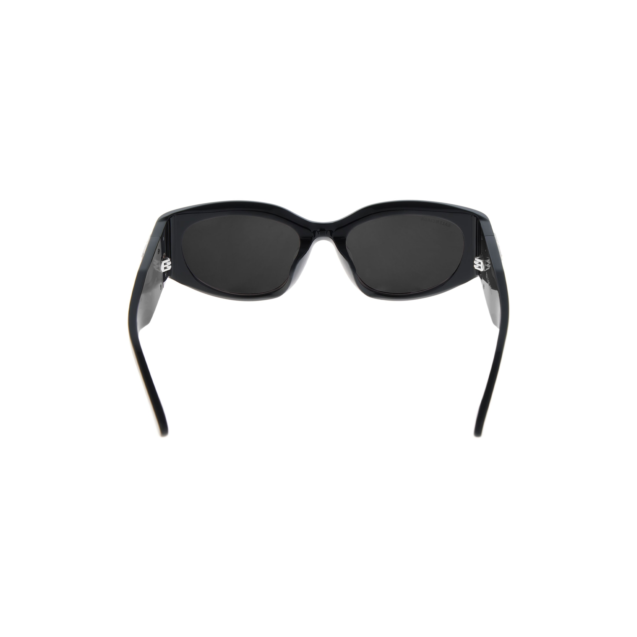 Women’s Bossy Round Af Sunglasses in Black - Image 2